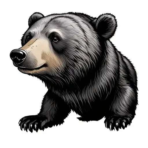 Virgo Zodiac Bear Looking