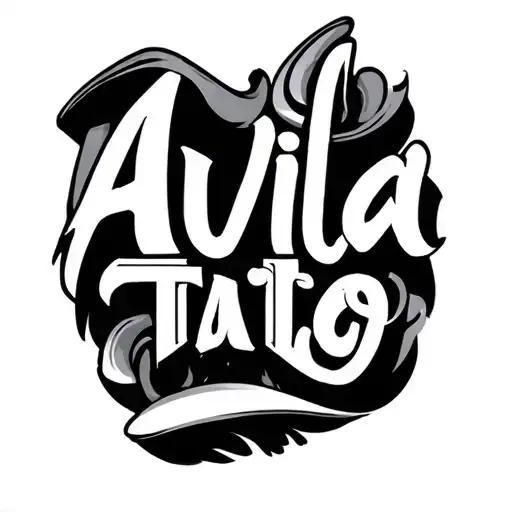 Create Design Word Stacked Up Word Avila