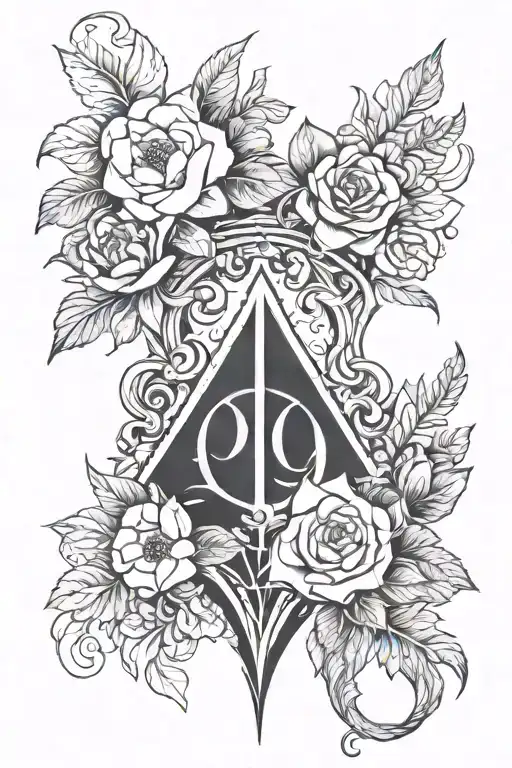 Harry Potter Hogwarts Horcruxes Mystical Floral