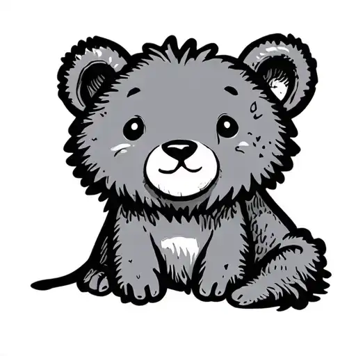 Minimalistic Stuff Animal One Line