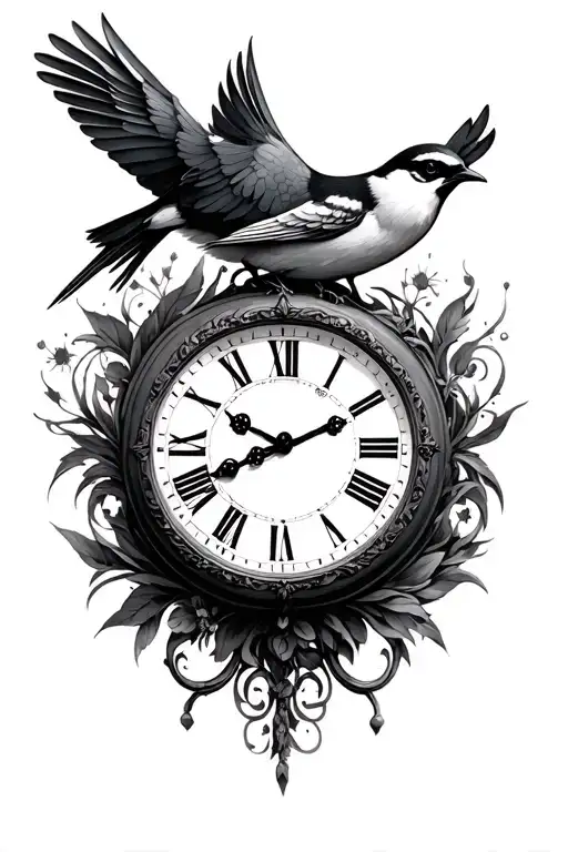 Birds Clock