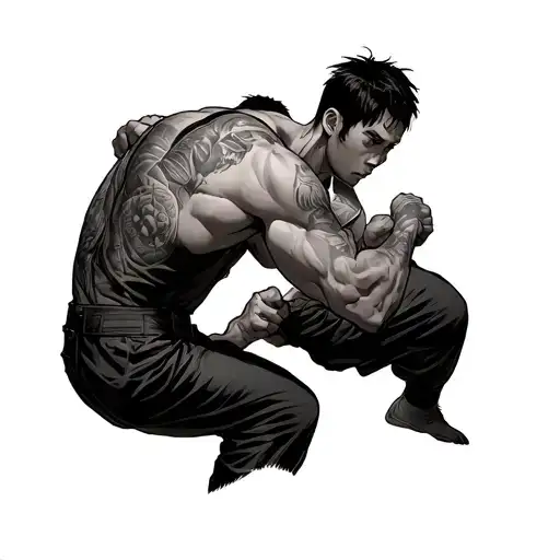 Two Guys Fighting Rivals University Asian Engineers Male