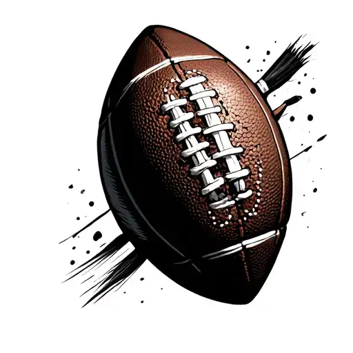 Brush On A Football Ball