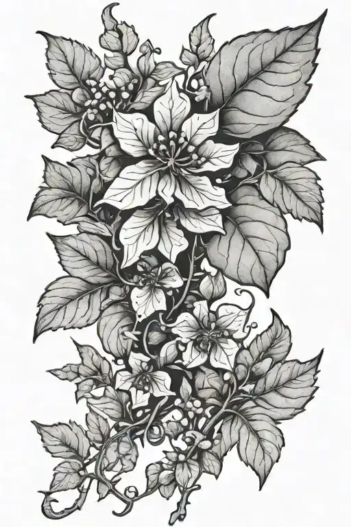 Poison Oak But Fairy Like Illustration