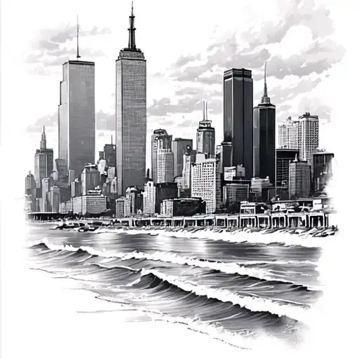 New York Beach Scene