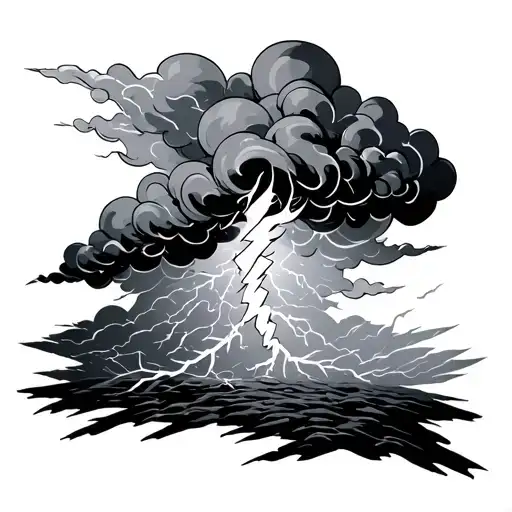 Storm Cloud Lightning