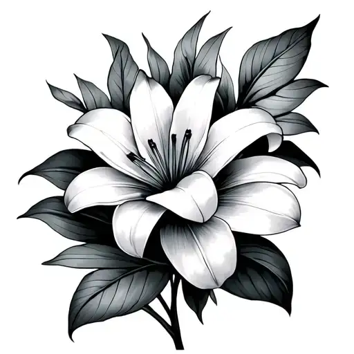 Jasmine And Lily Flower