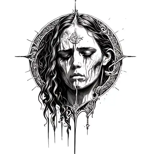 Something That Has To Do With Religion And Pain Sadness From Searching