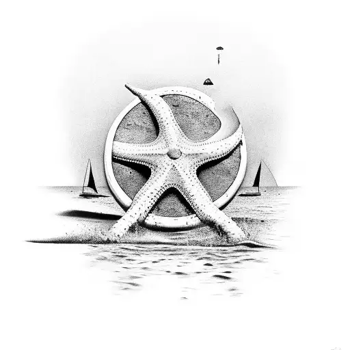 A Beach Scene With Hidden Psychological Symbols