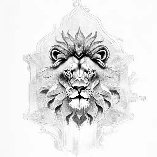 Stoic Lion And Strength