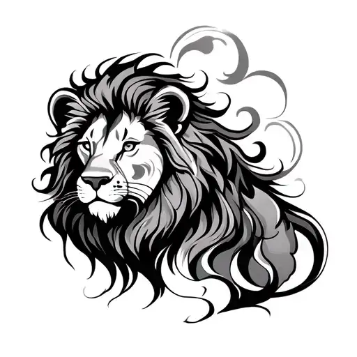 Leo Zodiac Sign With Animal Represent Eternal Love