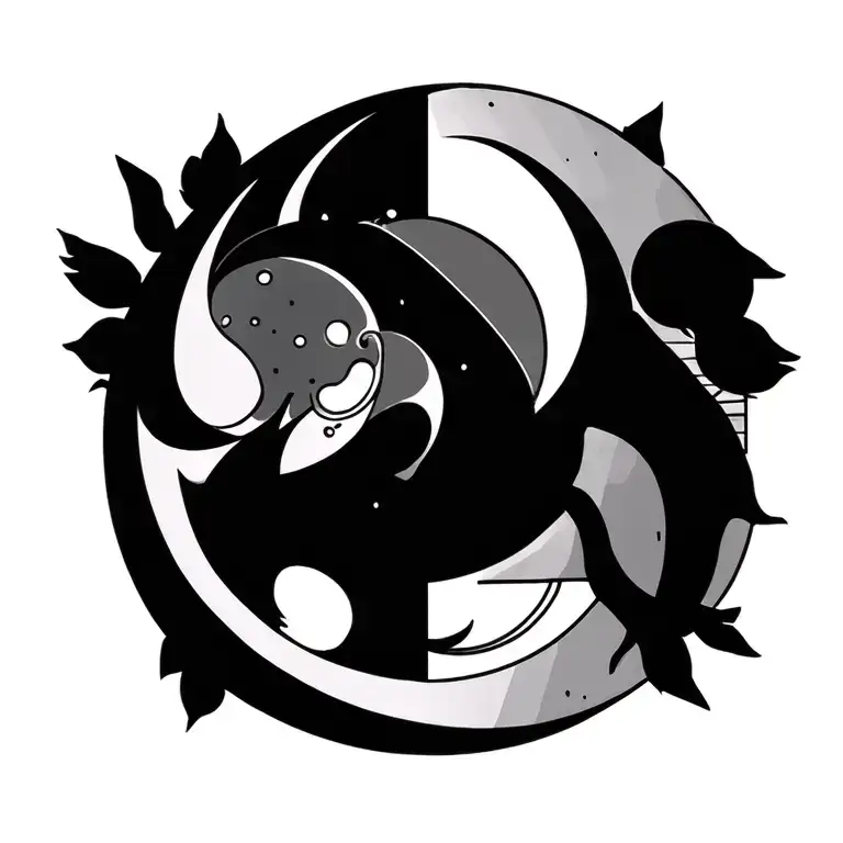 Geometric Moon Greek Mythology