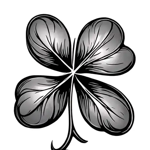 Four Leaf Clover Creating A Cross