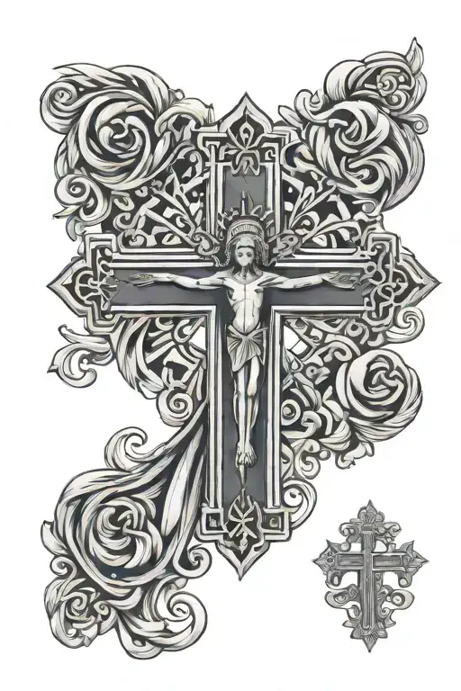 Mary Catholic Cross