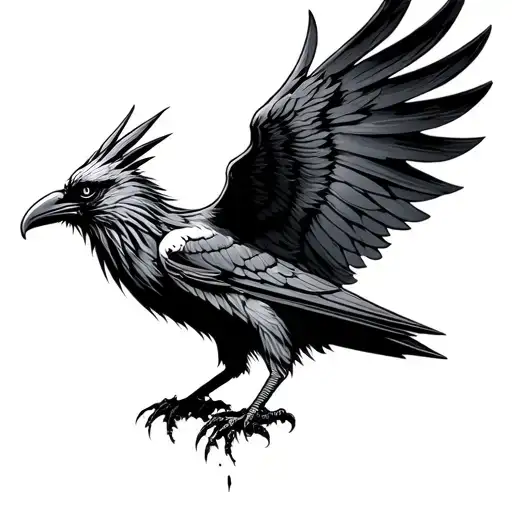 Norse Raven Mechanical Bird