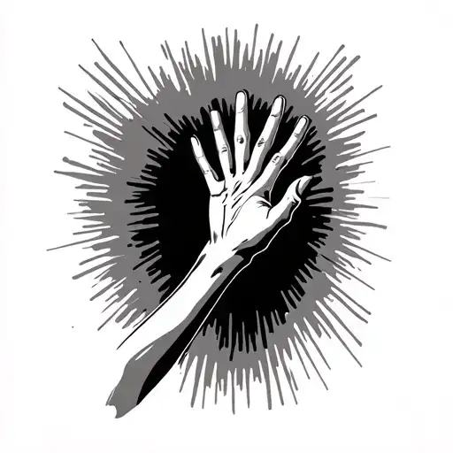 Hand Reaching From Heaven