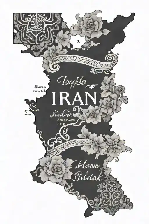 Bible Verse With Map Of Iran