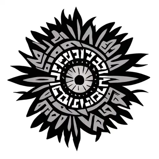 Aztec Tribal Tattoo Sleeves