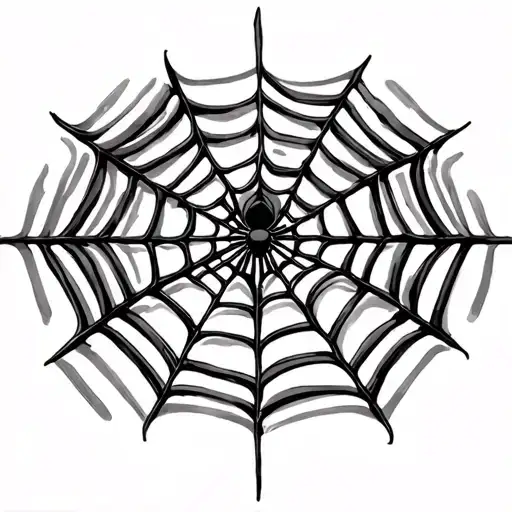 Cosmic Spider Web With Mythical Feeling