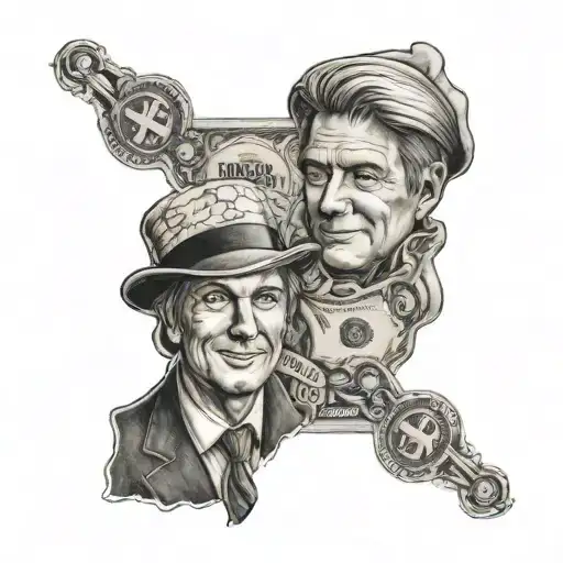 Two Friends With Dollars