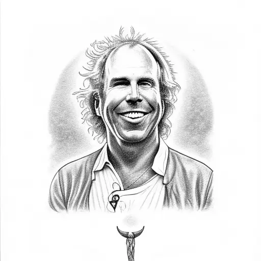 Jimmy Buffett The Fool Tarot Card