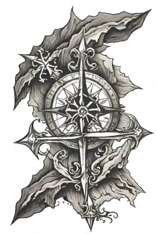 Cross Compass Mountain