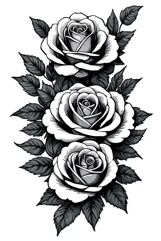 Grandparents Symbol With Roses