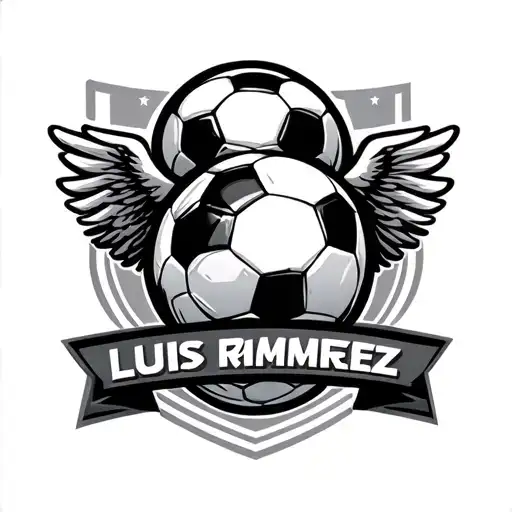 Soccer With Wings And Name Luis Ramirez
