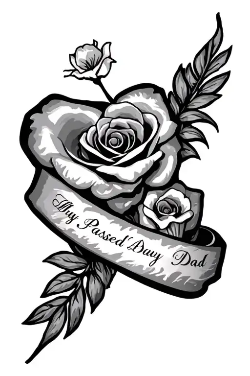 Passed Away Dad Memorial