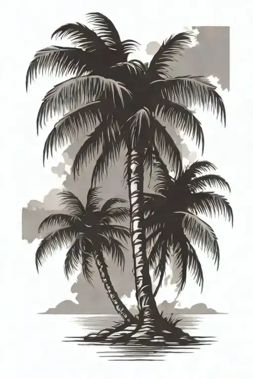 Lone Palm Tree