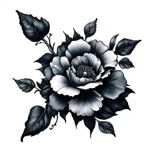 Dark Dusty Floral