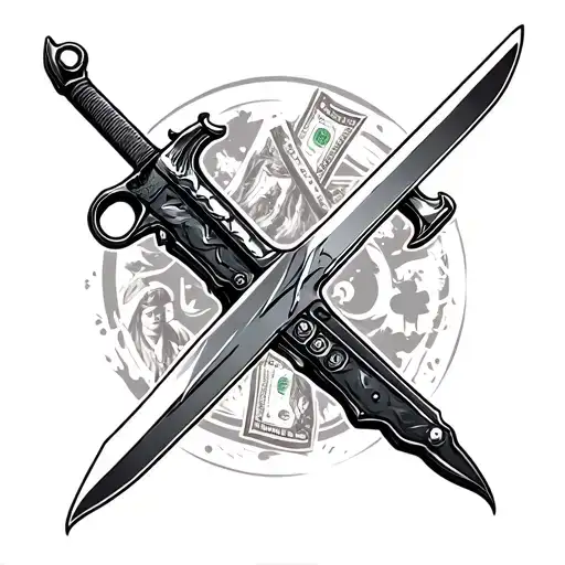 Blood Fighting War Gun Knife Sword Drugs Money Cars