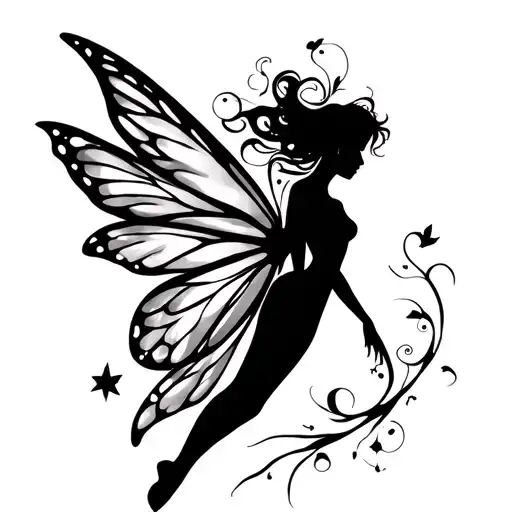 Silhouette Fairy