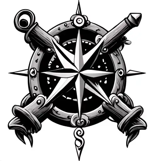 Cross And Compass Design