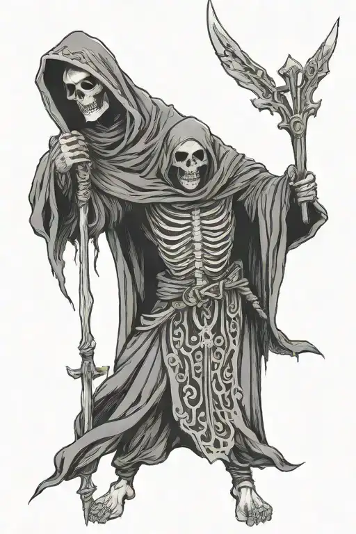 Grim Reaper Sims Medieval Full Body No Face