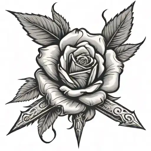 Rose And Dagger Piercing