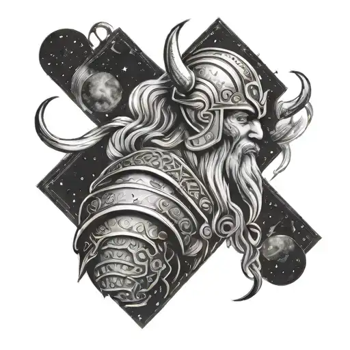 Viking In Space Themed