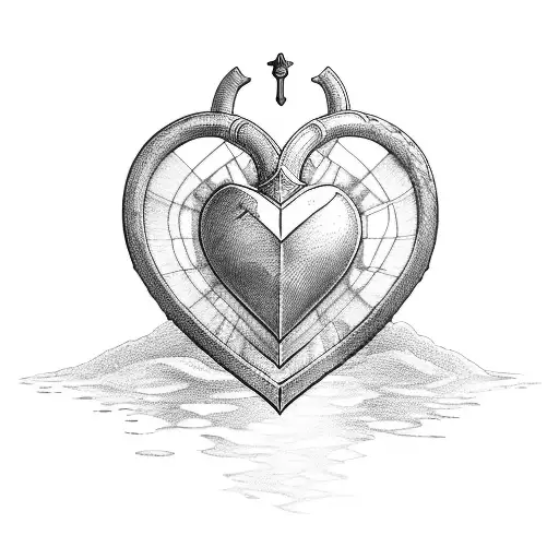 A Heart That A Sword Goes Through It