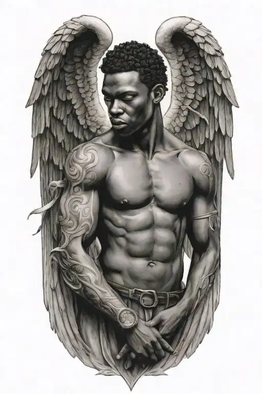 Black Male Angel