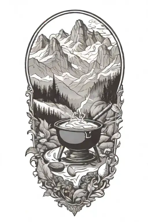 Cooking In The Mountains
