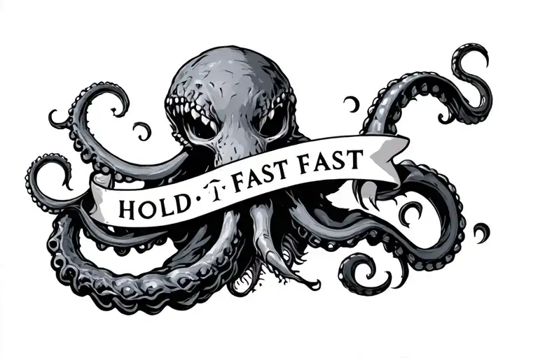 Hold Fast Banner Being Attacked By Kraken