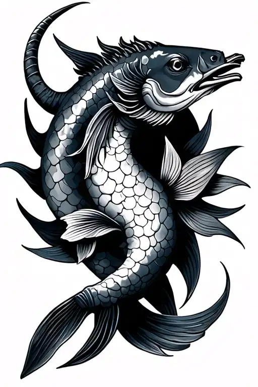 Mixture Of Zodiac Sign Capricorn Cancer Fish