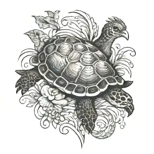 Turtle And Chicken