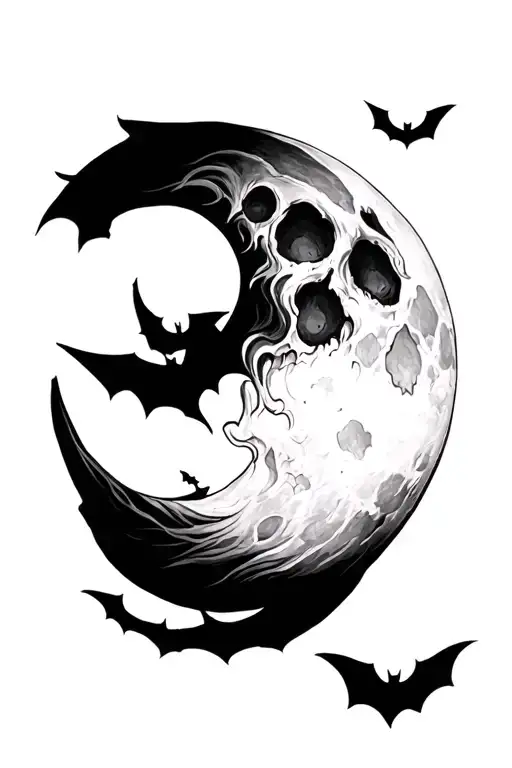 Halloween Inspired Moon