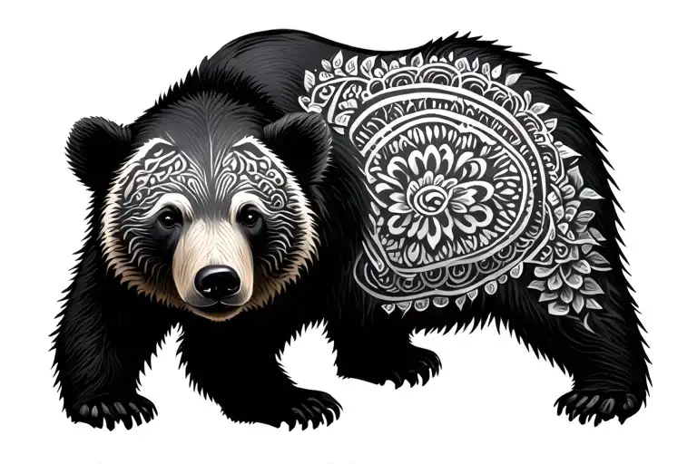 Bear Cub Mandala Son