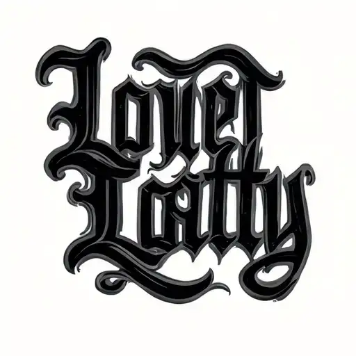 Loyalty Written Vertically