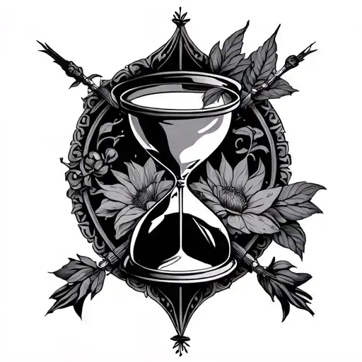 Hourglass And Sagittarius