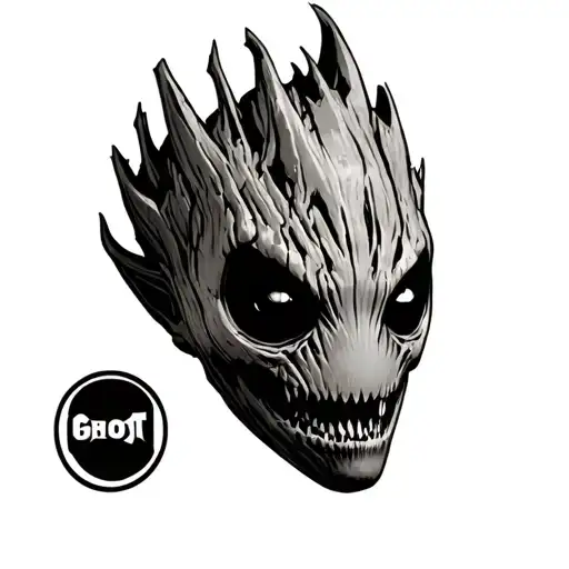 Baby Groot Venom 2 Face