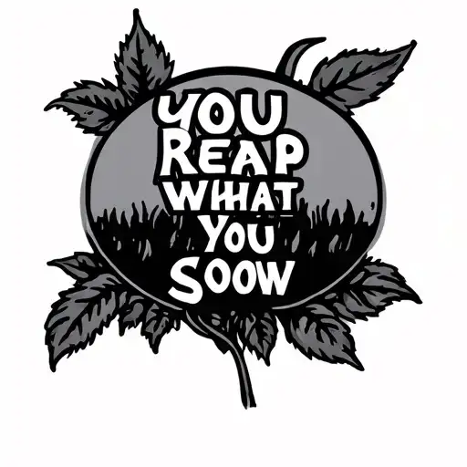 You Reap What You Sow Symbol