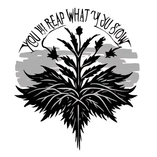 You Reap What You Sow Symbol